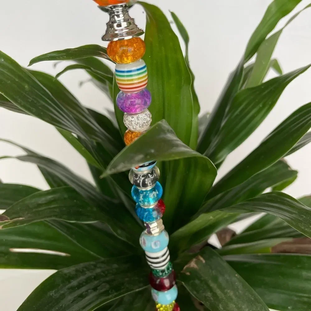 GLITZY PLANT JEWELRY, 10”, MULTI#1‎